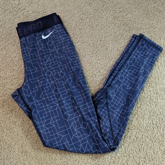 Nike Pants - Purple Nike Pro Full Length Leggings